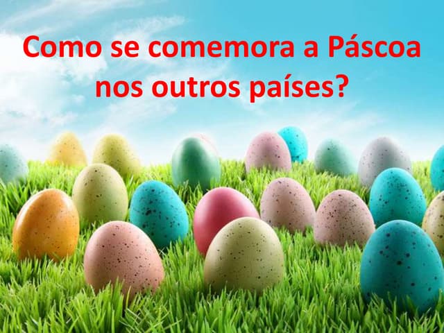 Páscoa em vários países