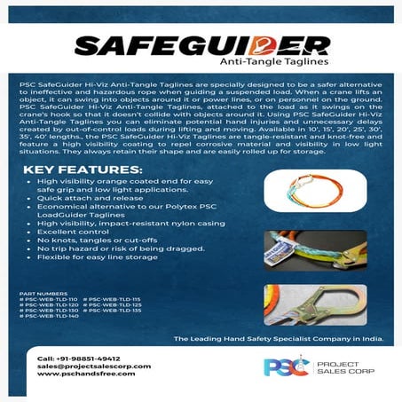 PSC SAFEGUIDER ANTI-TANGLE TAGLINE 