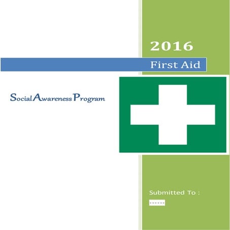 Social Awareness Program (SAP) | DOCX