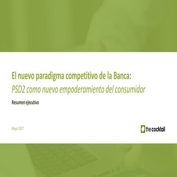 Psd2  como nuevo empoderamiento del consumidor