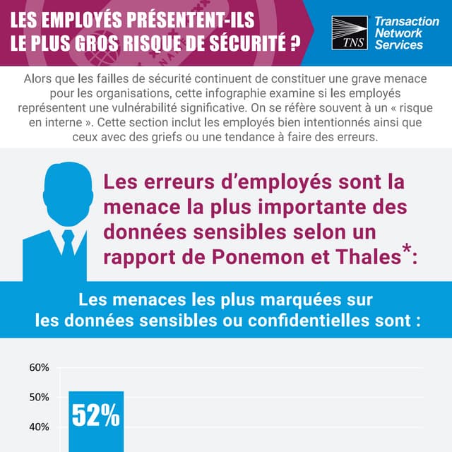 TNS Data Breach Insider Risk Infographic - French