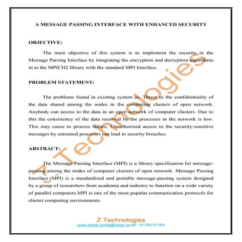 message passing interface