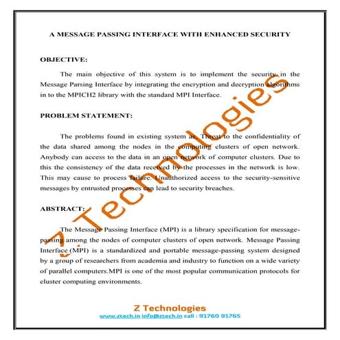 message passing interface