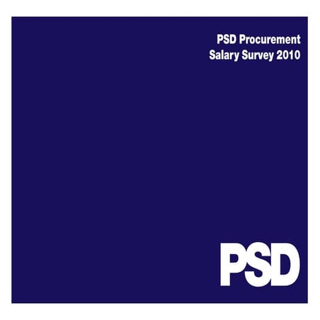 Psd Salary Survey 2010