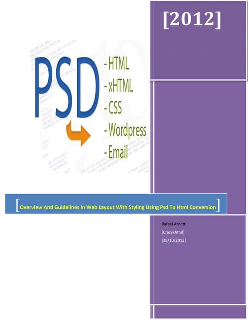 Psd to html