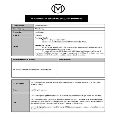 Executive Summary Example 