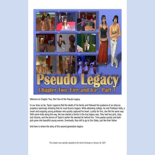 The Pseudo Legacy - Chapter 2, Part 1