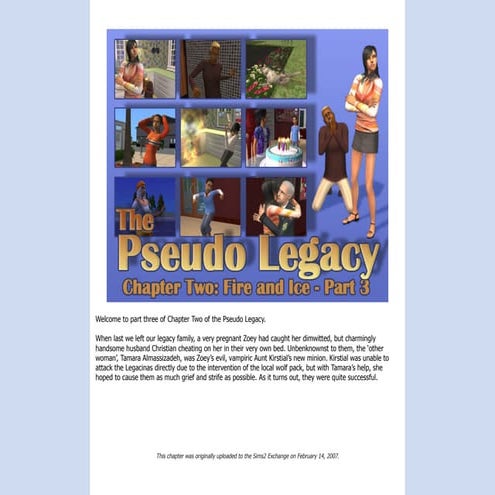 The Pseudo Legacy - Chapter 2, Part 3