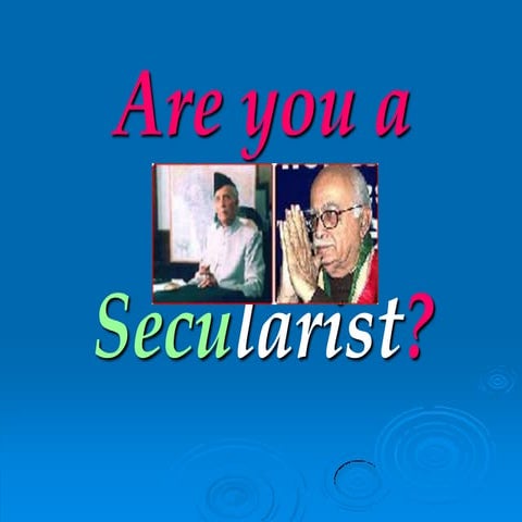 Pseudo-secularism in India 