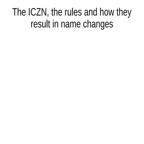 Phasmid Study Group: Name changes talk (Summer Meeting 2014)