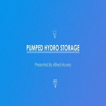 pumped hydro energy storage system | PPTX