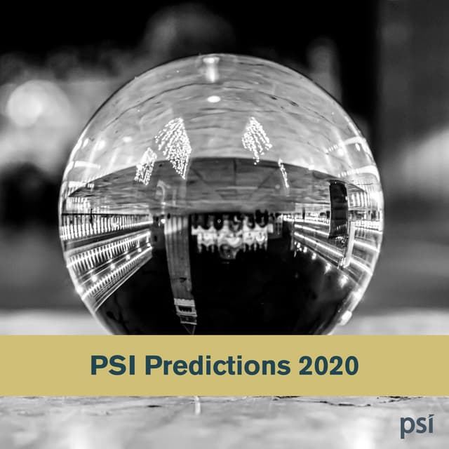 PSI: The Global Travel & OOH industries in 2020 and beyond 