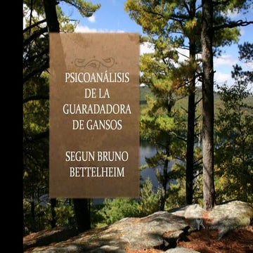 Psicoanálisis la guardadora de gansos