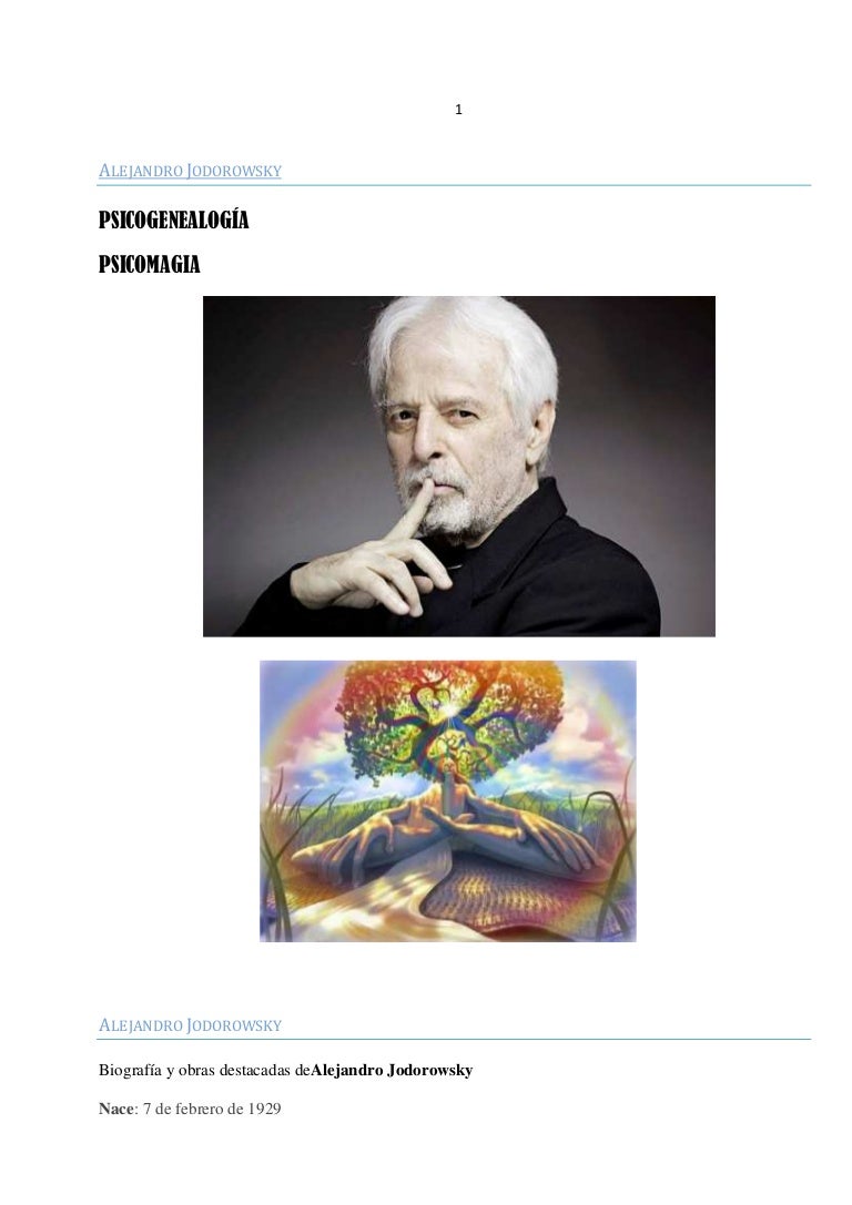Psicogenealogia De Jodorosky