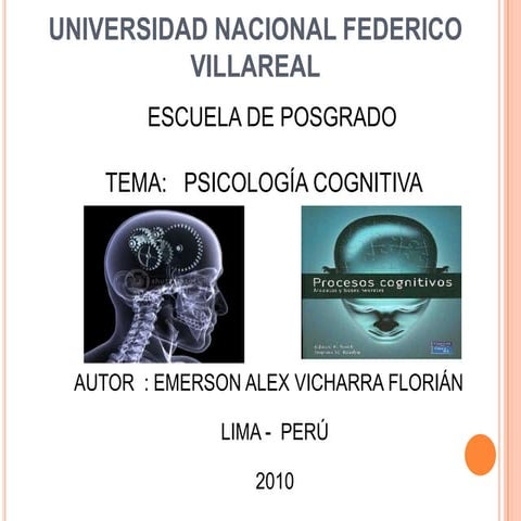 Psicología cognitiva