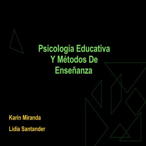 Psicologia Educativa