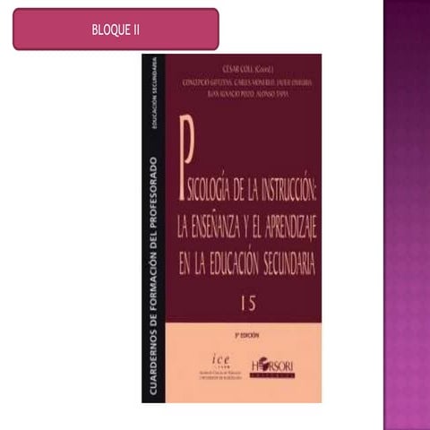 Psicologia de la instruccion