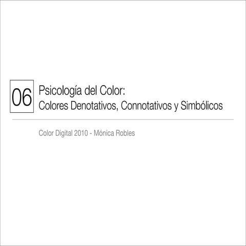 Psicologia del color