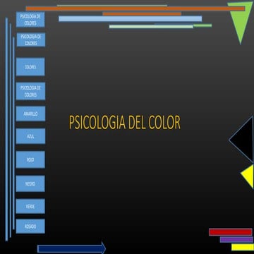 Psicología y Simbología del Color: Significados y Emociones | PDF