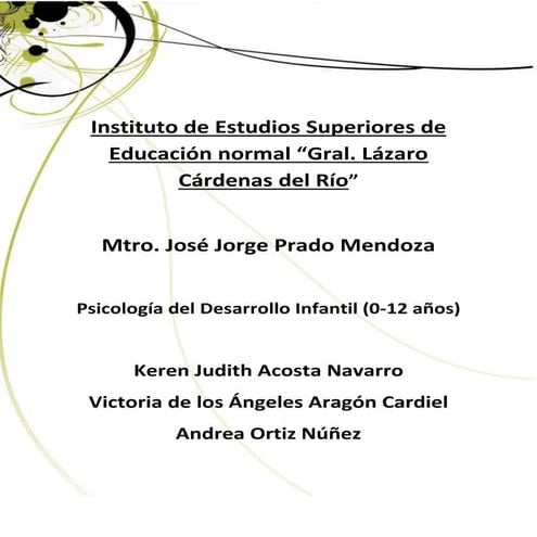 Psicologia del desarrollo infantil