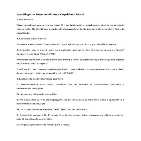 Desenvolvimento Spitz | PDF