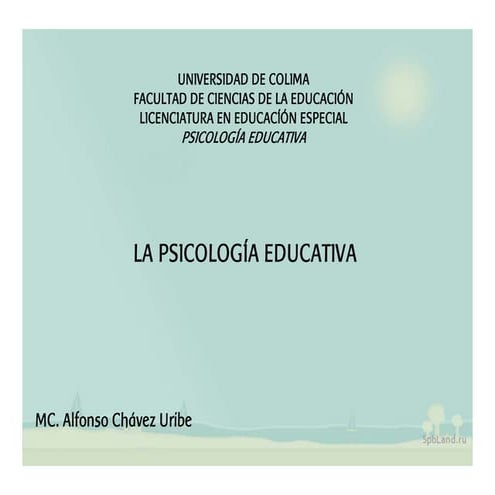 Psicologia educativa