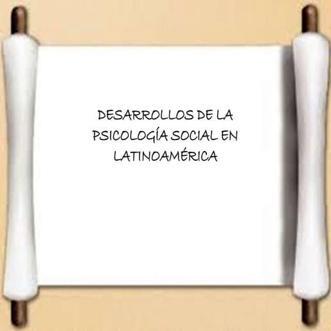 Psicologia latinoamericana y postmoderna11