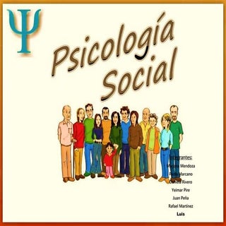 Psicologia social( diapositivas)