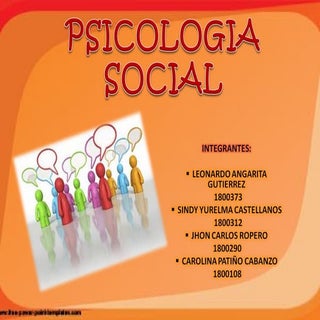 Psicologia social