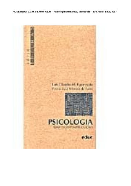 Psicologia uma nova introducao