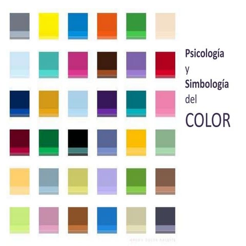 Psicologia y simbología del color