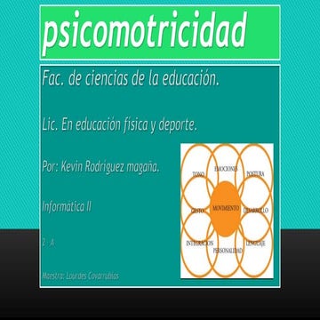 Psicomotricidad 