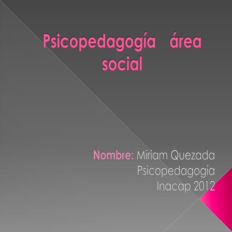 Psicopedagogía