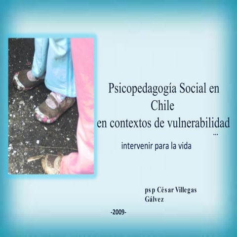Psicopedagogia Social En Chile