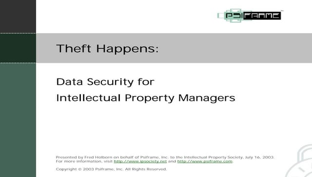 Information Security Risk Management