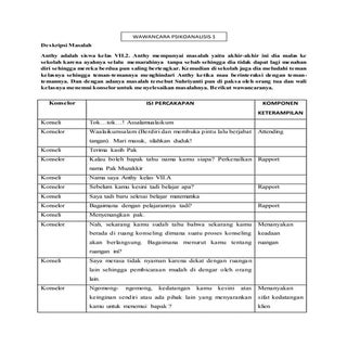 Wawancara Konseling Psiko 1