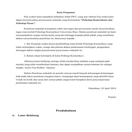 Makalah Psikologi komunikator dan psikologi pesan