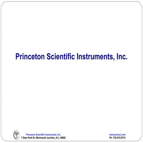 Princeton Scientific Instruments 