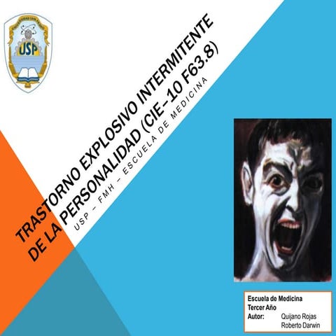 Psiquiatría   trastorno explosivo intermitente de la personalidad