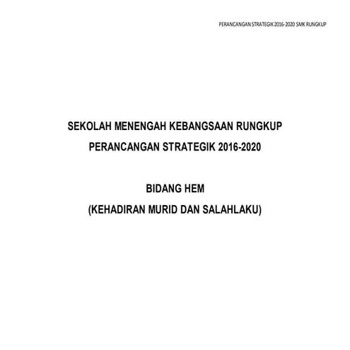 Ps kehadiran murid dan sahsiah