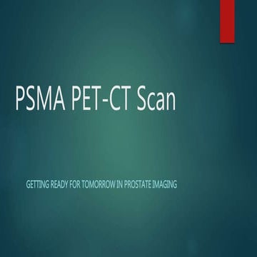 PSMA pet ct scan