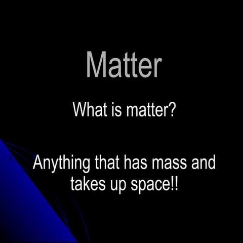 Ps matter presentation