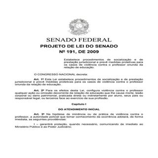 LEI DE PROTEÇÃO AO PROFESSOR‏