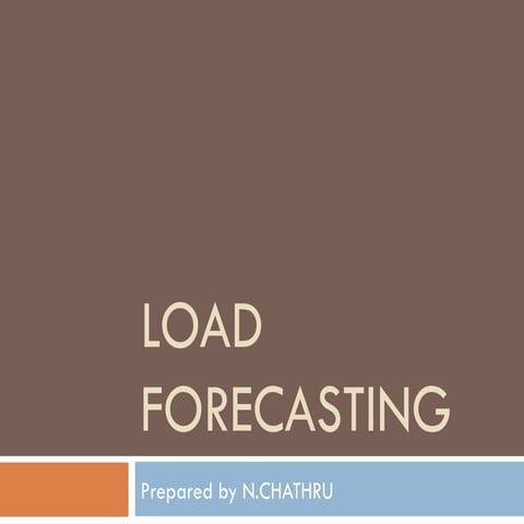 short term load forecasting load forecasting