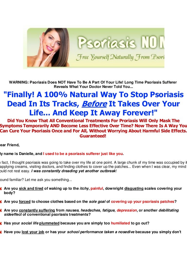 Most effective treatment for Psoriasis 100 Guaranteed!