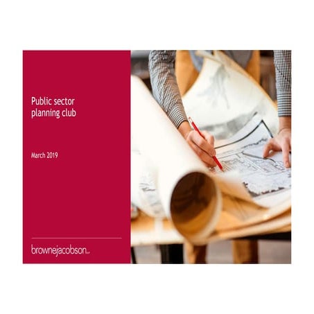 Public sector planning club, February 2019, Nottingham