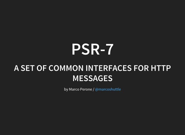 Psr-7