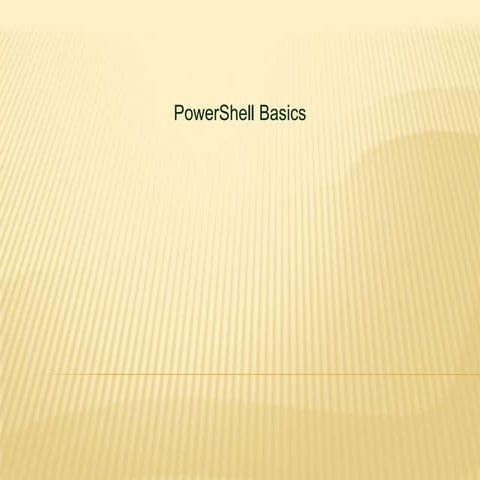 Powershell Demo Presentation | PPTX
