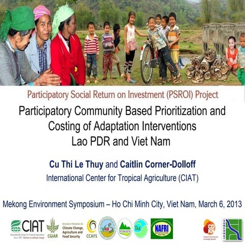 Participatory Social Return on Investment (PSROI) in Vietnam and Lao PDR