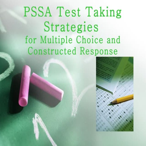 Pssa test taking strategies